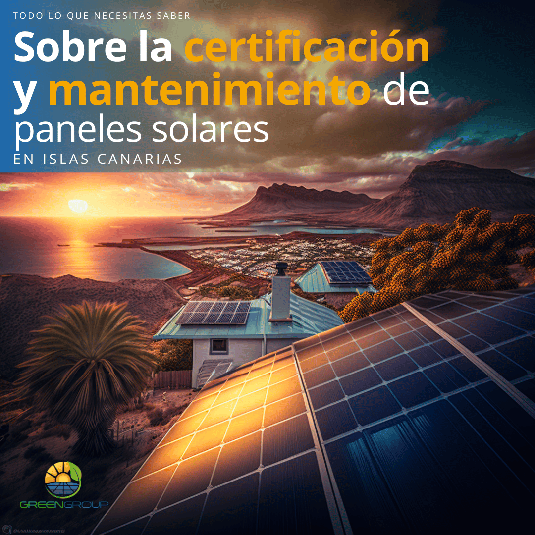 Certificación y Mantenimiento de Paneles Solares