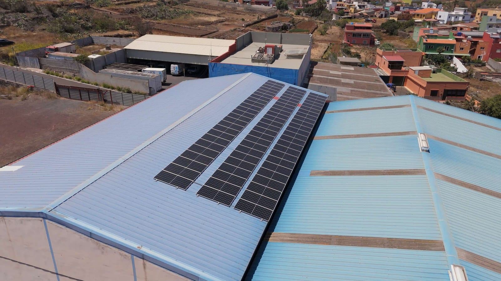 Instalación solar en una vivienda canaria