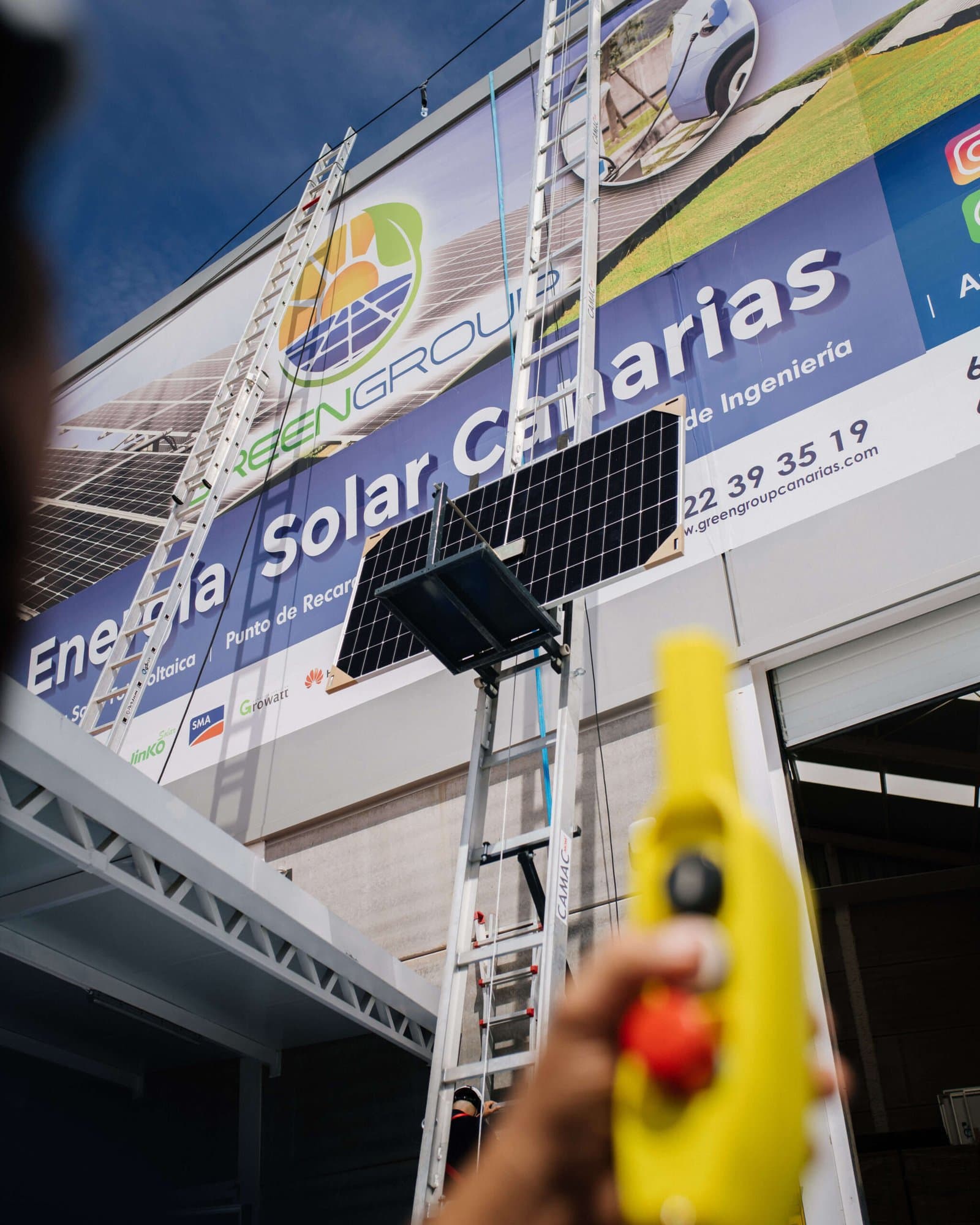 Sistema fotovoltaico sobre cubierta plana